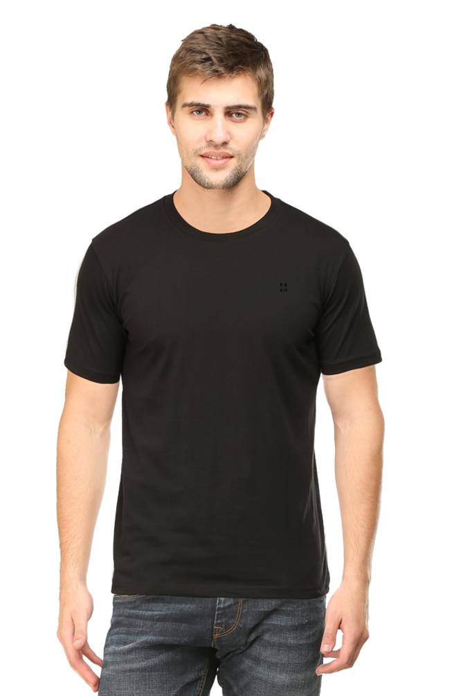 Unisex Half-Sleeves Plain T-shirt